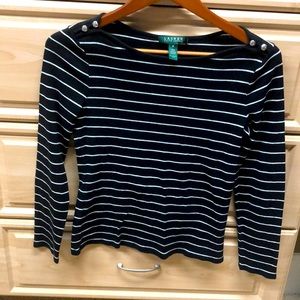 LAUREN Ralph Lauren long sleeve top M